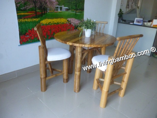bamboo dining room table