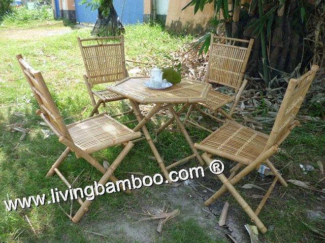 Bamboo Dining Set